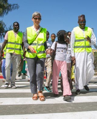 Ribbon-cutting ceremony for new infrastructure in Saint-Louis