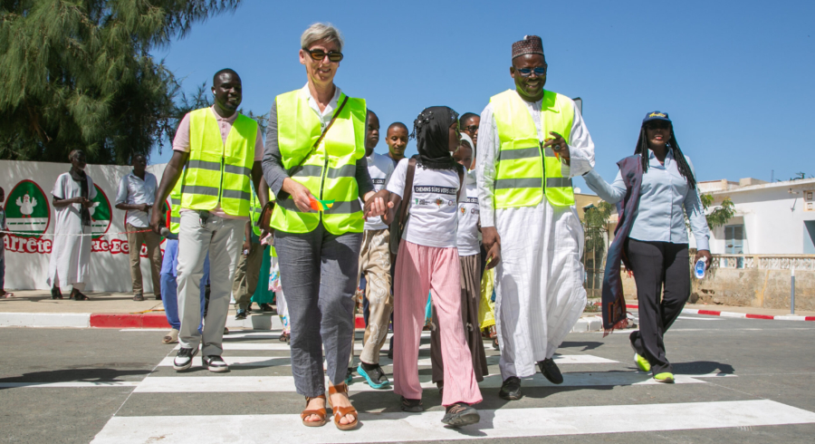 Ribbon-cutting ceremony for new infrastructure in Saint-Louis