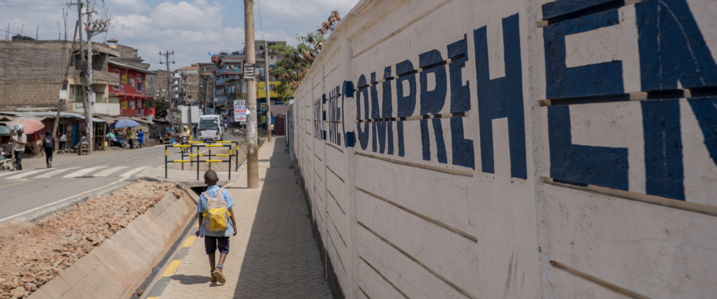 École Kayole One, Nairobi – après les interventions d'Amend