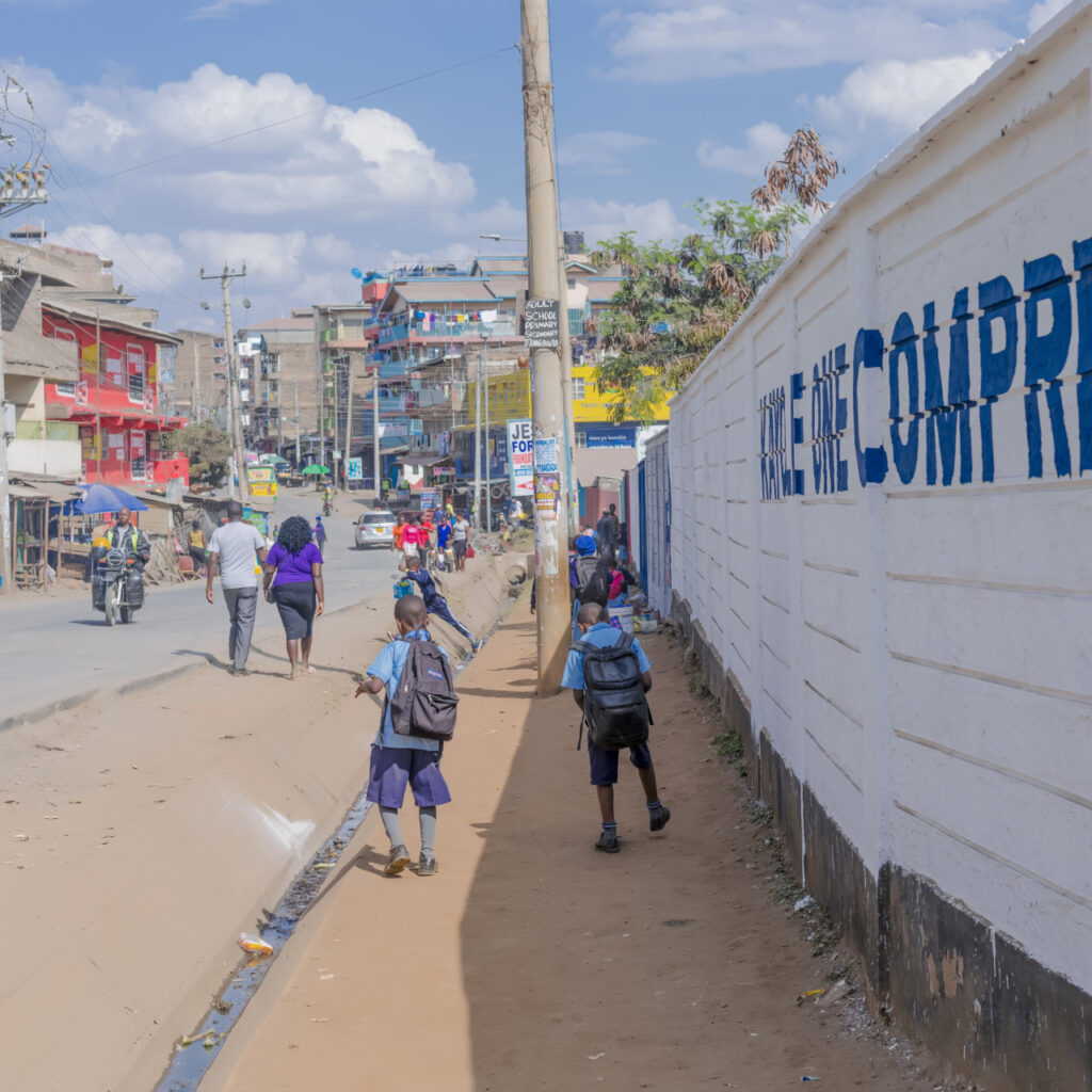 Kayole One school, Nairobi - before Amend’s interventions