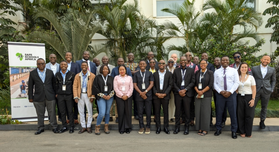 Group photo of participants at the Safe Schools Africa Workshop in Lusaka, June 2026