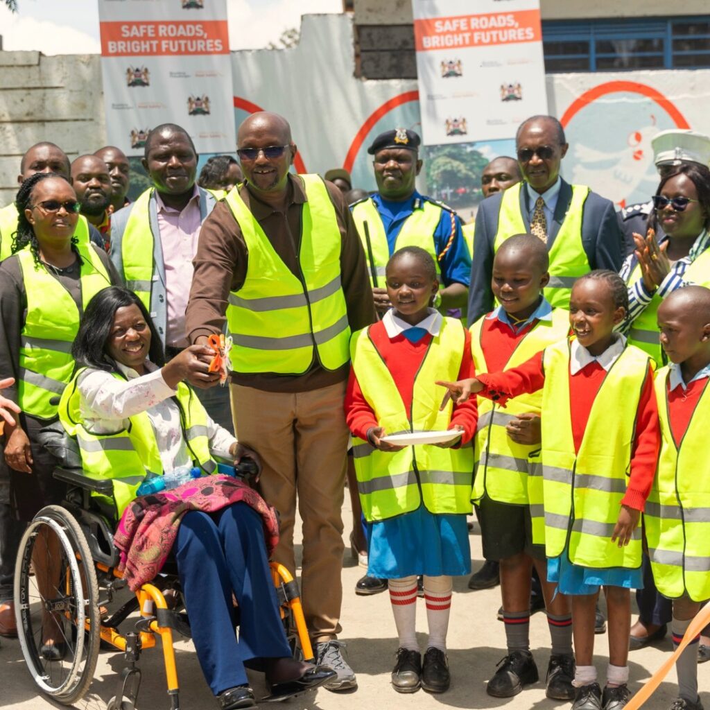 Ribbon cutting event at Mwangaza school, Kayole, Nairobi